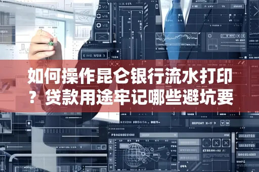 如何操作昆仑银行流水打印?贷款用途牢记哪些避坑要点?