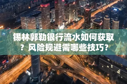 锡林郭勒银行流水如何获取?风险规避需哪些技巧?