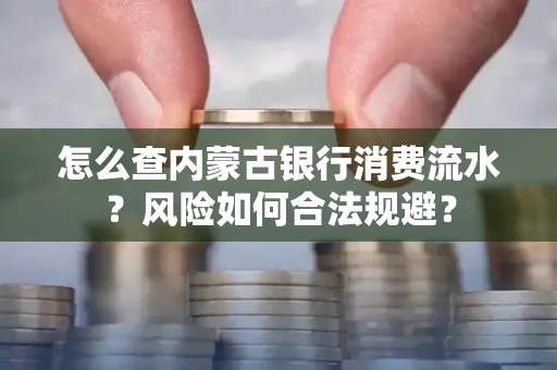 怎么查内蒙古银行消费流水?风险如何合法规避?