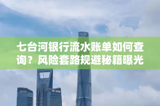 七台河银行流水账单如何查询?风险套路规避秘籍曝光?
