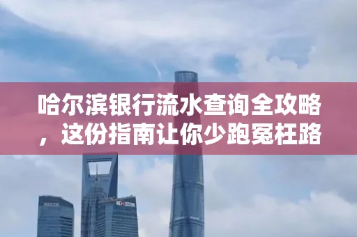 哈尔滨银行流水查询全攻略,这份指南让你少跑冤枉路