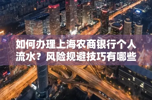 如何办理上海农商银行个人流水?风险规避技巧有哪些?