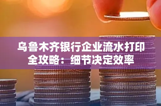 乌鲁木齐银行企业流水打印全攻略:细节决定效率