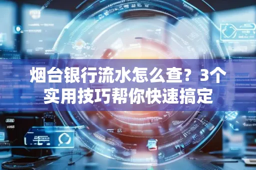 烟台银行流水怎么查?3个实用技巧帮你快速搞定
