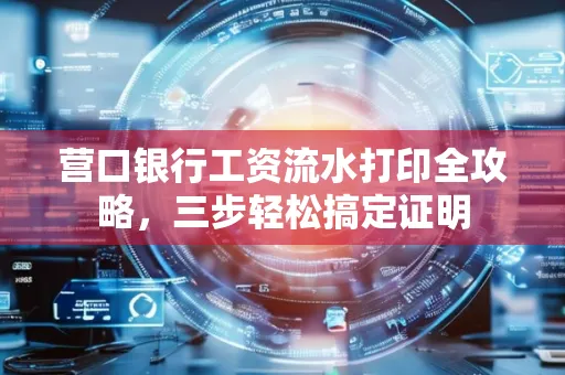 营口银行工资流水打印全攻略,三步轻松搞定证明