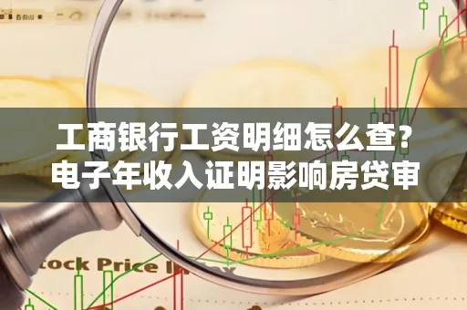 工商银行工资明细怎么查?电子年收入证明影响房贷审批吗?